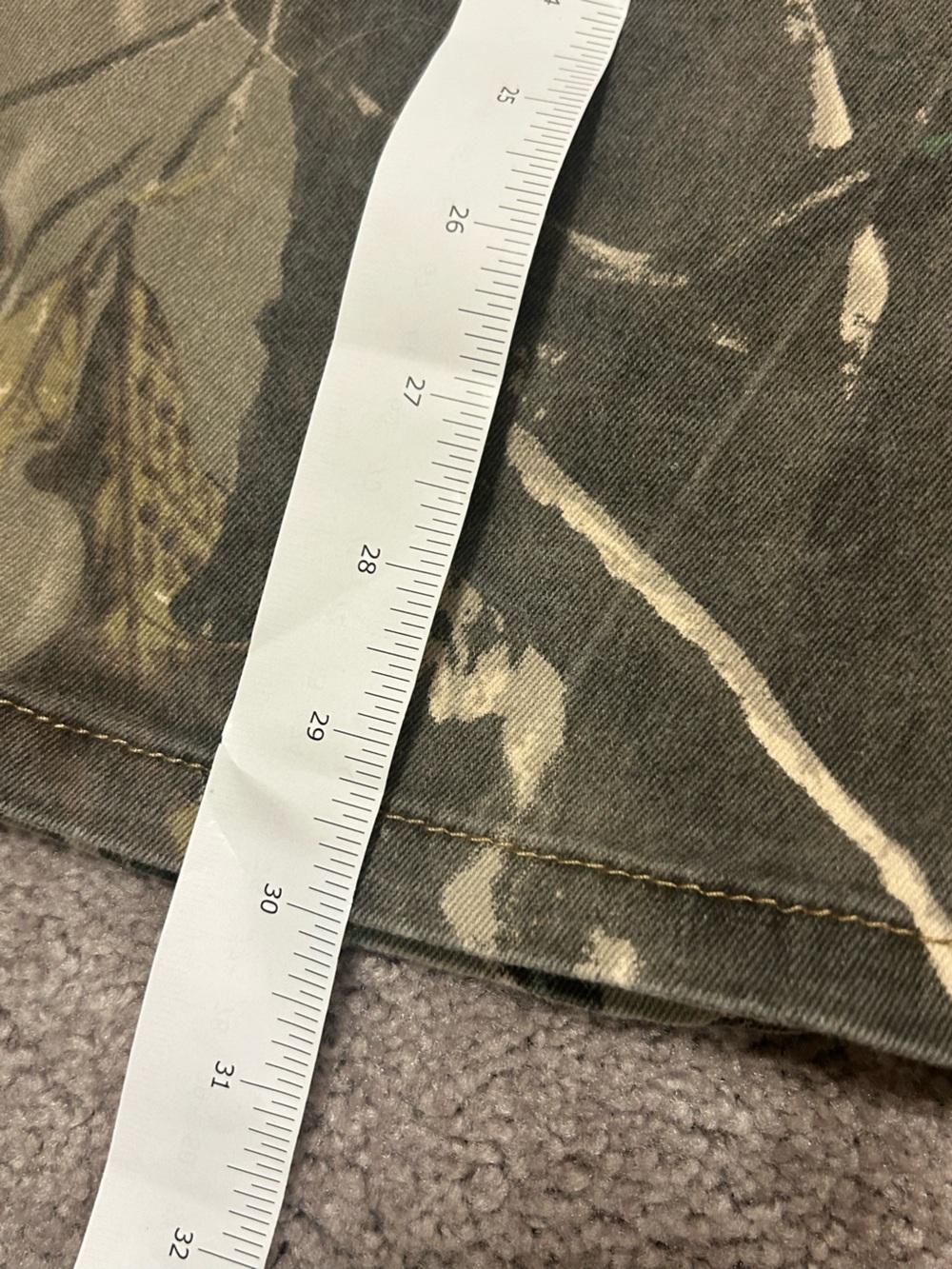 NWT Disclosure Camo Wide-Leg Cargo Pants sz:9/29 - Picture 9 of 10